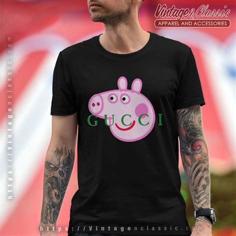 gucci replica shirt free shipping|peppa pig gucci shirt real.